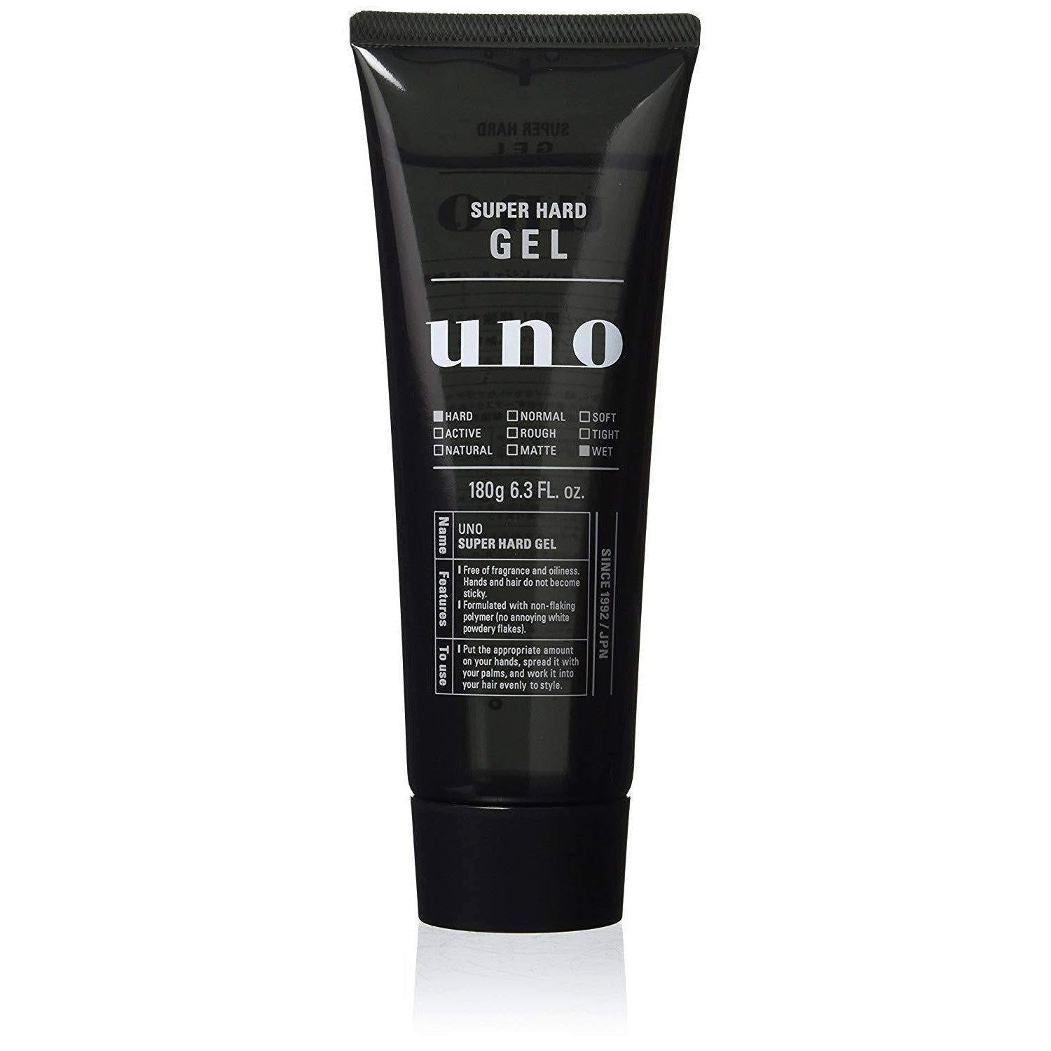 資生堂 Uno 男士超硬髮膠濕感 180g