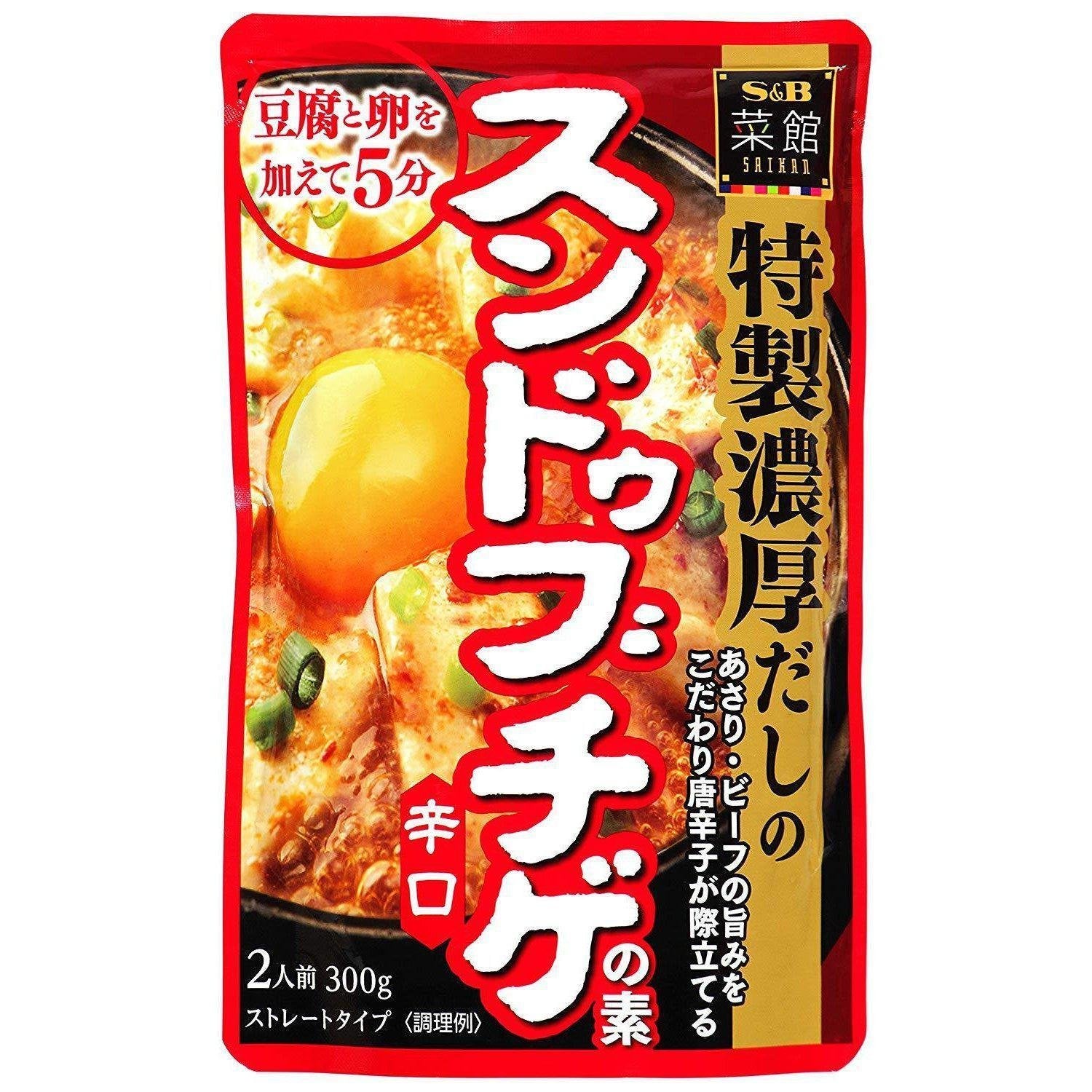 S&B Foods Sundubu Jjigae 湯底即用韓國辣味燉菜 300g