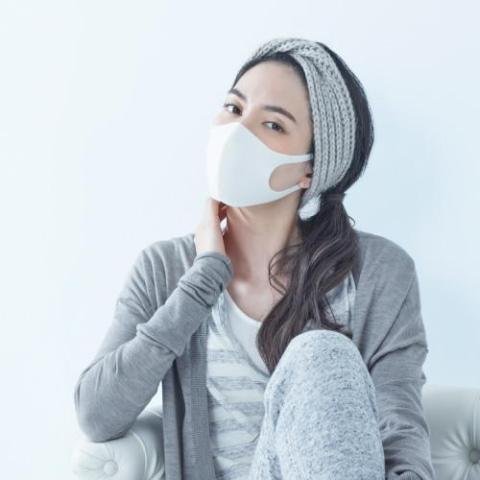 Arax Pitta 面膜白色常規尺寸透氣面膜 3 片裝