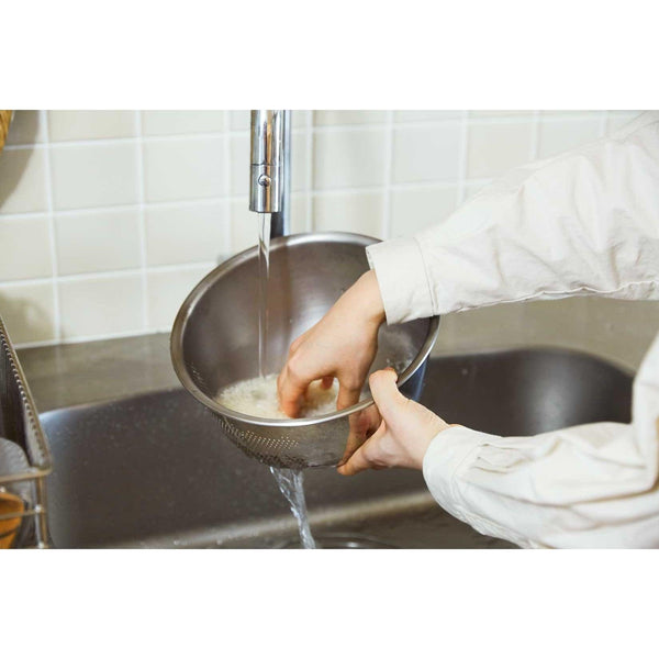 Maruefu 不鏽鋼三向洗米碗附過濾器