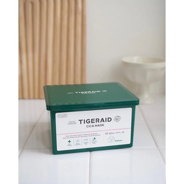 Kosé Tigeraid 積雪草強效保濕修復面膜 30 片