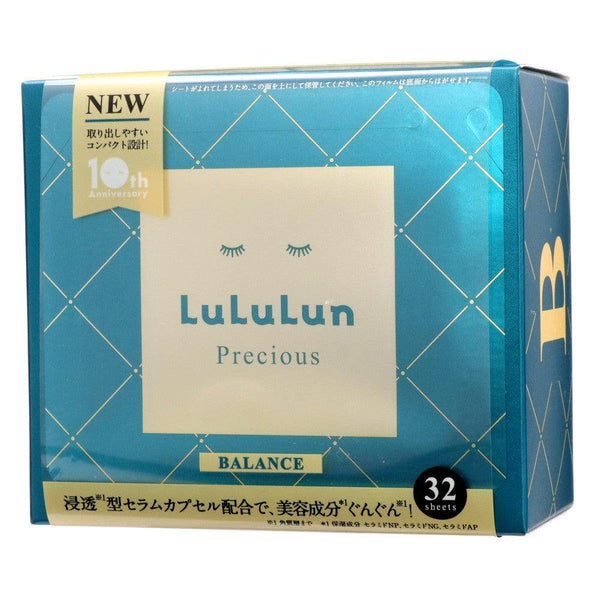 Lululun 珍貴綠色平衡抗衰老面膜 32 片