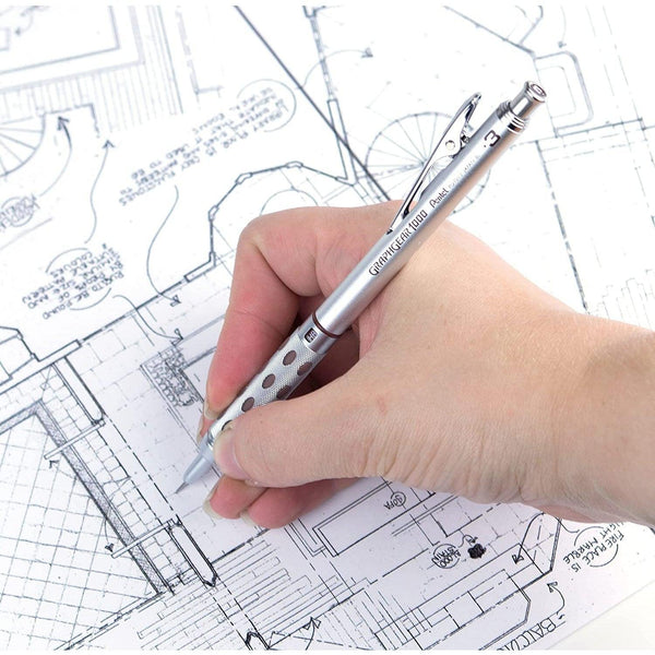 Pentel GraphGear 1000 自動鉛筆 舒適且符合人體工學