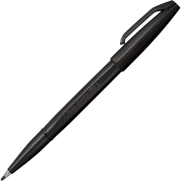 Pentel 簽名筆黑色記號筆組 10 支 S520-AD