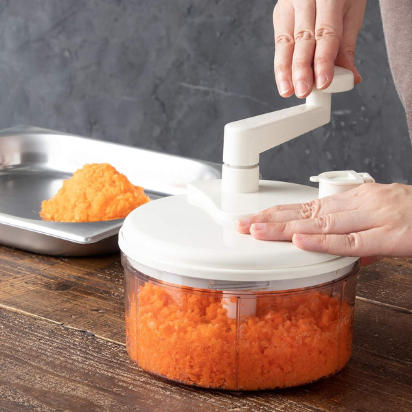 下村手動食物切碎機旋轉蔬菜絞肉機