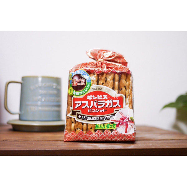 Ginbis 蘆筍形黑芝麻餅乾 135g