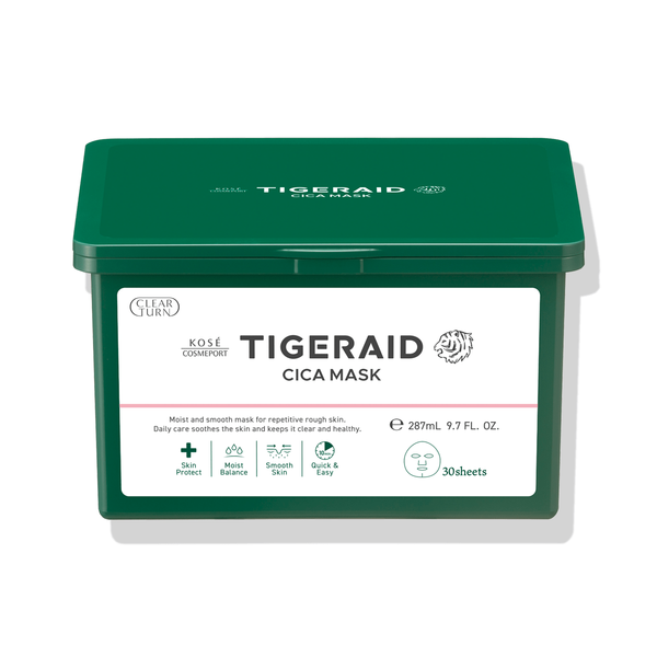 Kosé Tigeraid 積雪草強效保濕修復面膜 30 片