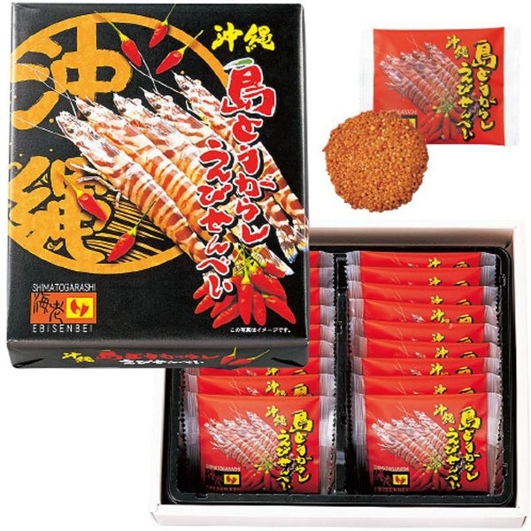 Nanpudo 沖繩島 Togarashi Ebi Senbei（辣蝦米果）27 塊
