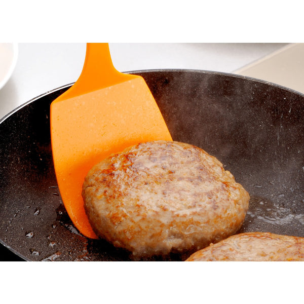 下村耐熱靈活廚房抹刀尼龍特納橙色