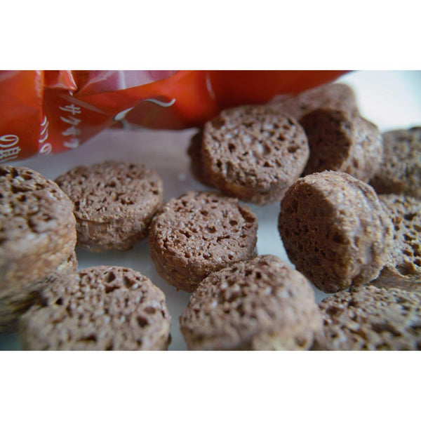 Riska Shitori 巧克力巧克力玉米泡芙零食 80 克（3 包）