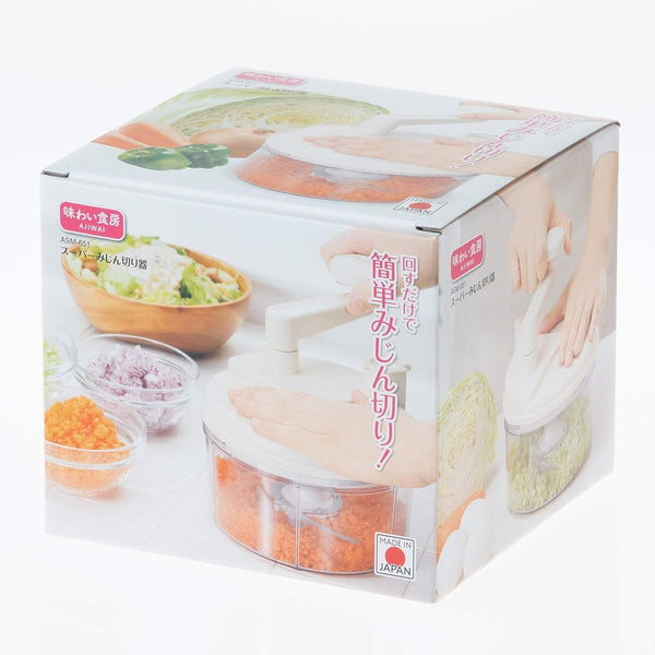 下村手動食物切碎機旋轉蔬菜絞肉機