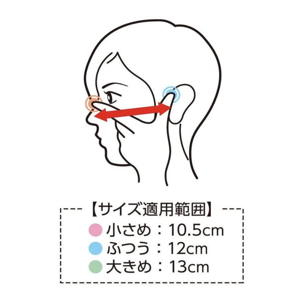 Unicharm Cho Rittai 標準白色 3D 面膜常規尺寸 30 克拉。