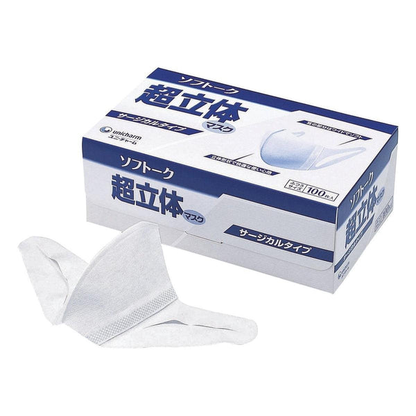 Unicharm Softalk 白色手術面膜（三層面膜）100 克拉