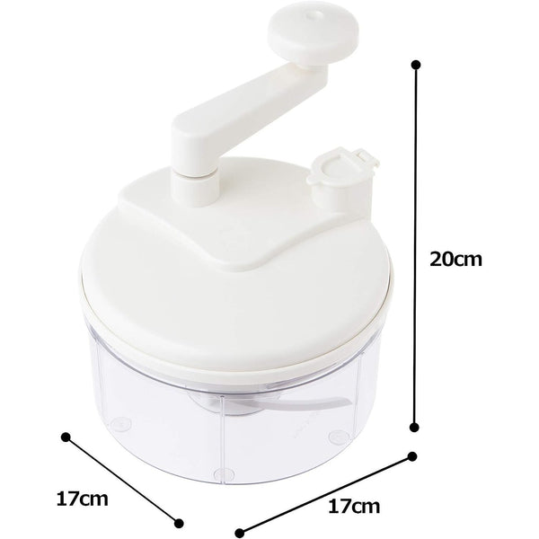 下村手動食物切碎機旋轉蔬菜絞肉機