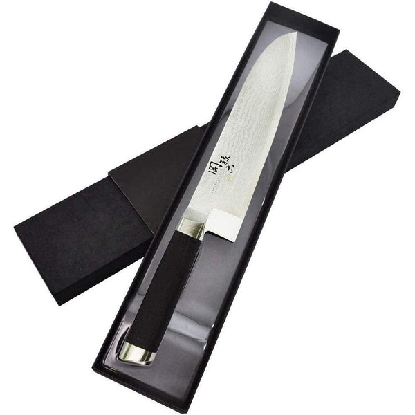 界關孫六 大馬士革三德刀 165mm AE5200