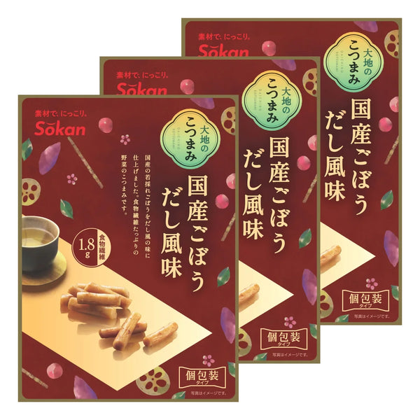 Sokan 醃 Gobo 點心大石湯口味牛蒡根 55g (3 包)