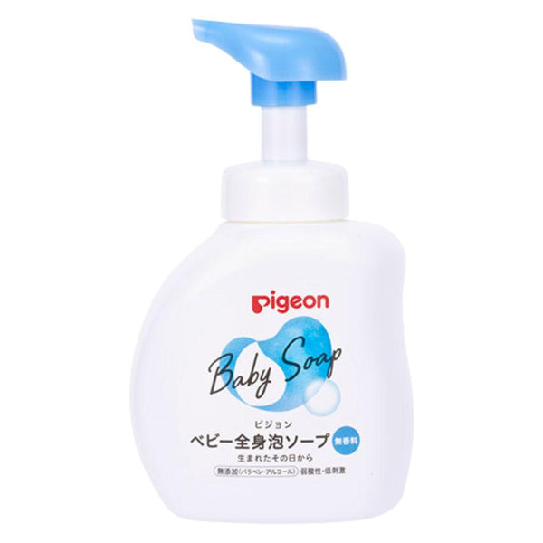 Pigeon 貝親 溫和嬰兒香皂 新生兒全身泡沫皂 500ml