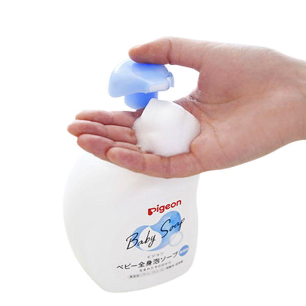 Pigeon 貝親 溫和嬰兒香皂 新生兒全身泡沫皂 500ml