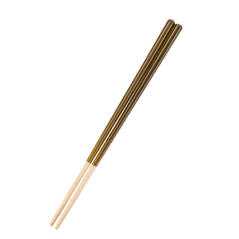 優質八角筷專利防滑技術綠色23cm