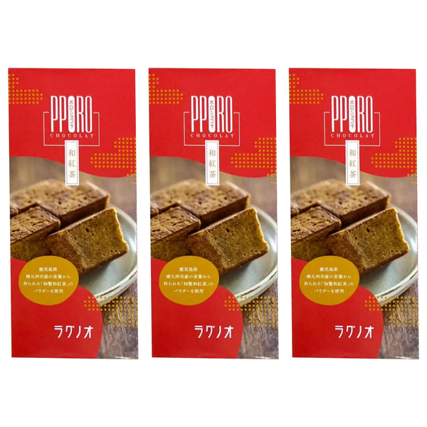 Ragueneau Poro 巧克力 Kocha 紅茶布朗尼蛋糕（3 件裝）