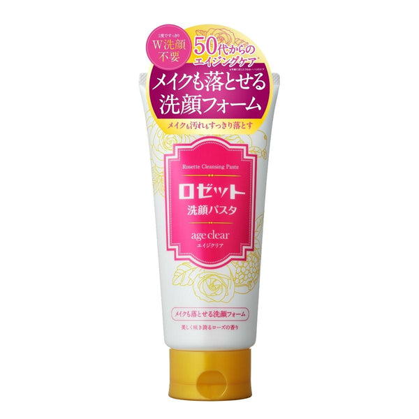 Rosette Age Clear 洗面乳卸妝潔面膏 150g