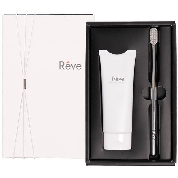Rêve Allbe 天然蛋殼凝膠牙膏和牙刷禮品套裝