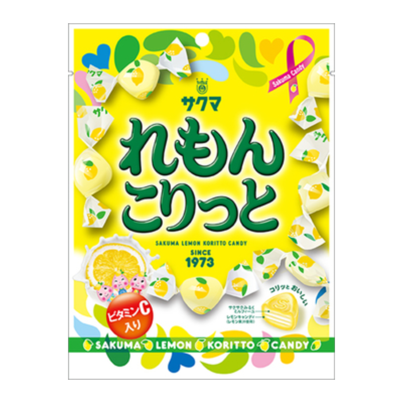 Sakuma Lemon Koritto 脆脆檸檬奶糖含維生素 C 58g