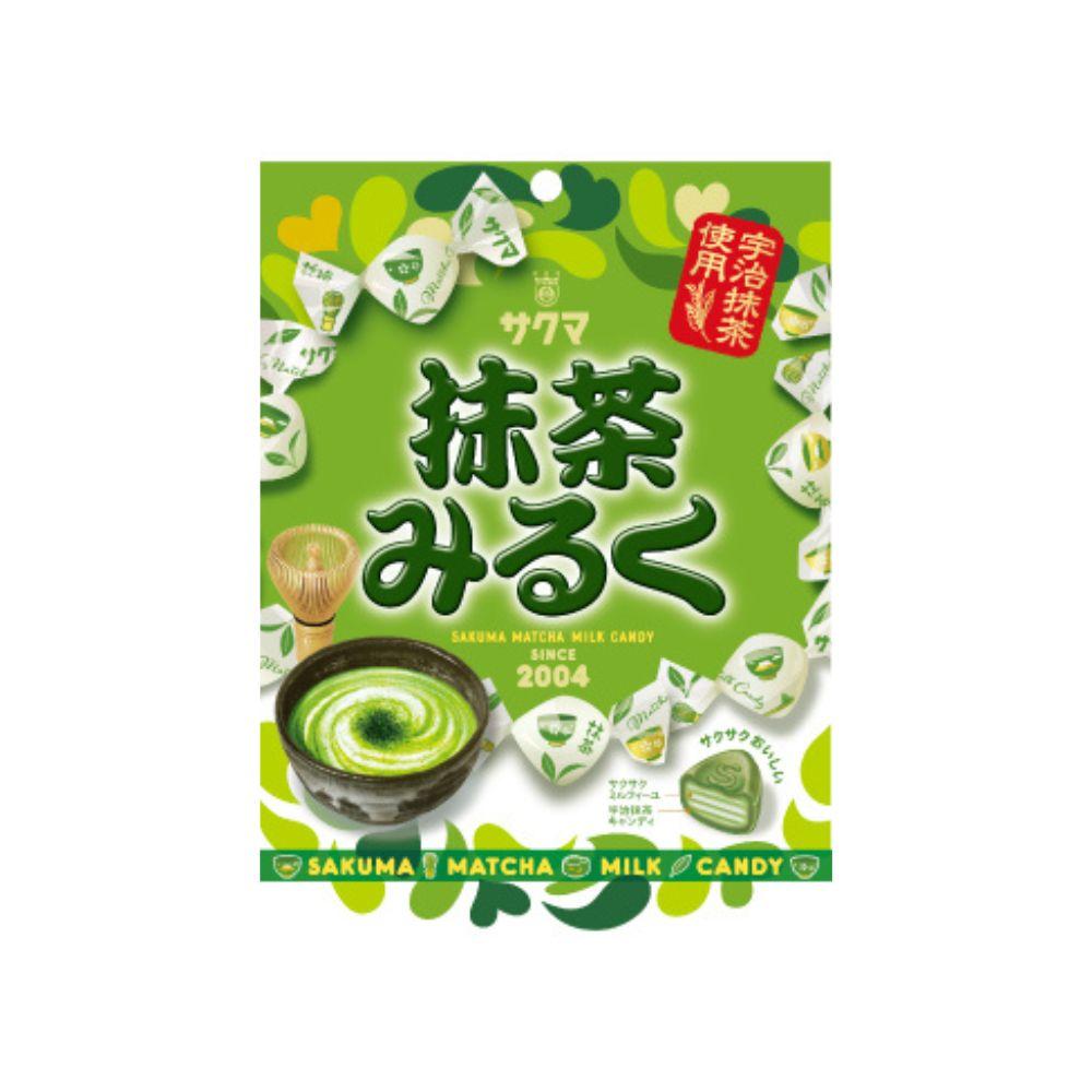佐久間 抹茶牛奶奶油綠茶糖 58g