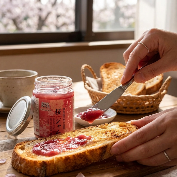 Sakura 樱花果酱甜咸花香春季涂抹酱 130g