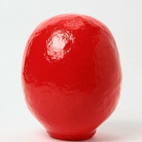 白川不倒翁娃娃“Ho”手工好運符紅色娃娃 25 厘米