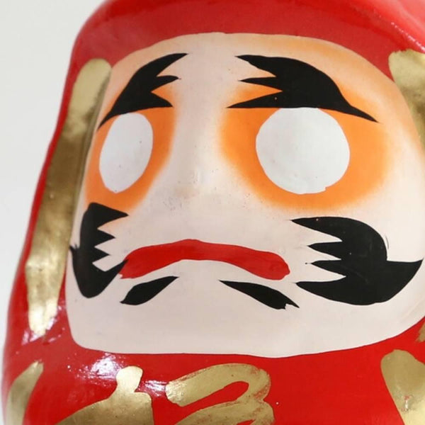 白川不倒翁娃娃“Ru”手工好運符紅色娃娃 12 厘米