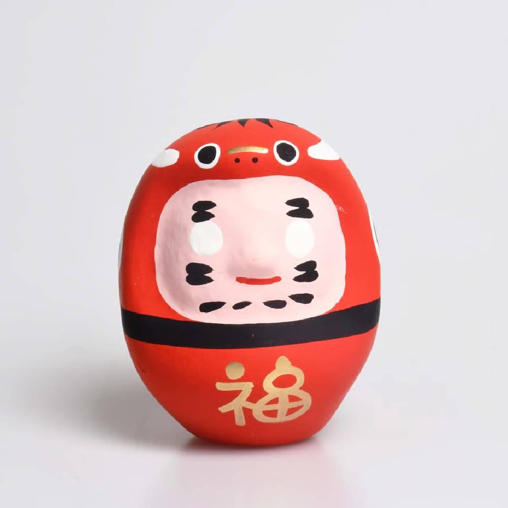 白川達摩紅 Beko 達摩娃娃好運符 8.5 厘米