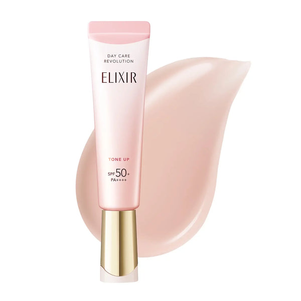 資生堂 Elixir 日間護理多功能提亮乳液嬰兒粉紅色 SPF 50+ 35g