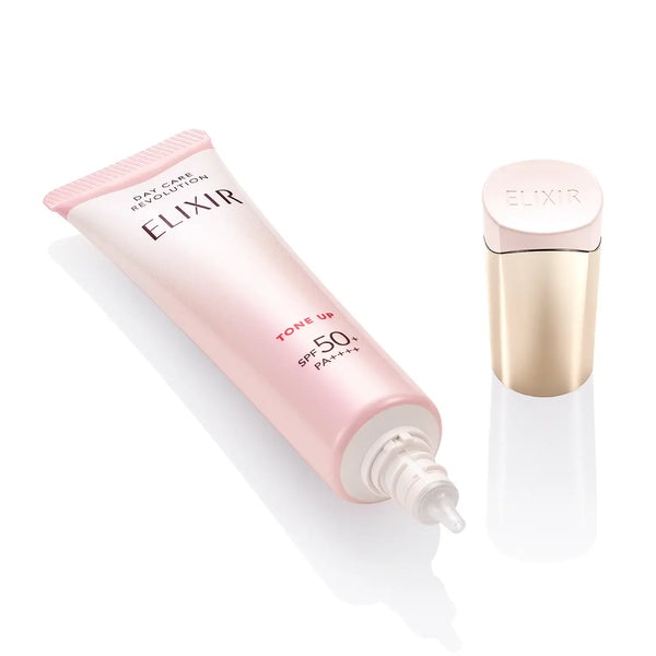 資生堂 Elixir 日間護理多功能提亮乳液嬰兒粉紅色 SPF 50+ 35g