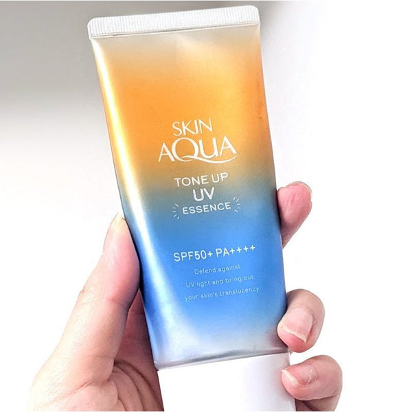 Skin Aqua Tone Up UV 精華有色防曬霜拿鐵米色 SPF50+ 80 克