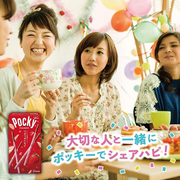 草莓 Pocky 雙層草莓可可棒（3 條裝）