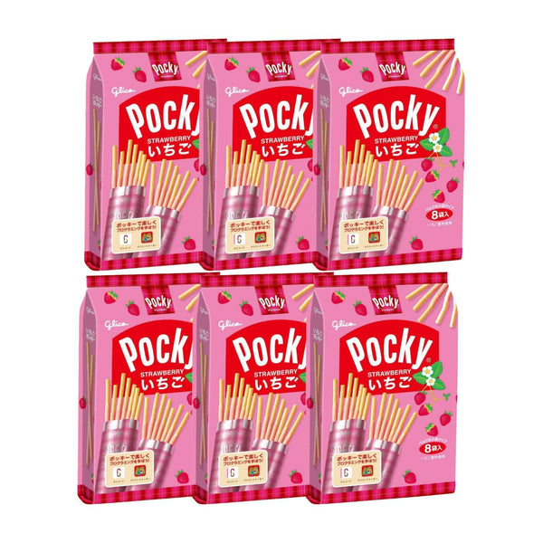 草莓 Pocky 草莓巧克力餅乾棒（6 條裝）