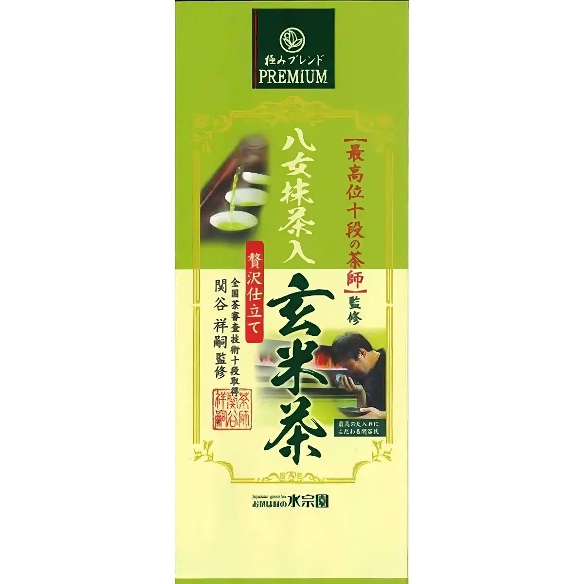 水草園玄米茶糙米綠茶八女抹茶混合 150g