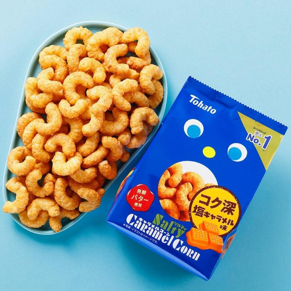 Tohato 鹹焦糖玉米 鹹奶油焦糖玉米泡芙 67g（3袋裝）