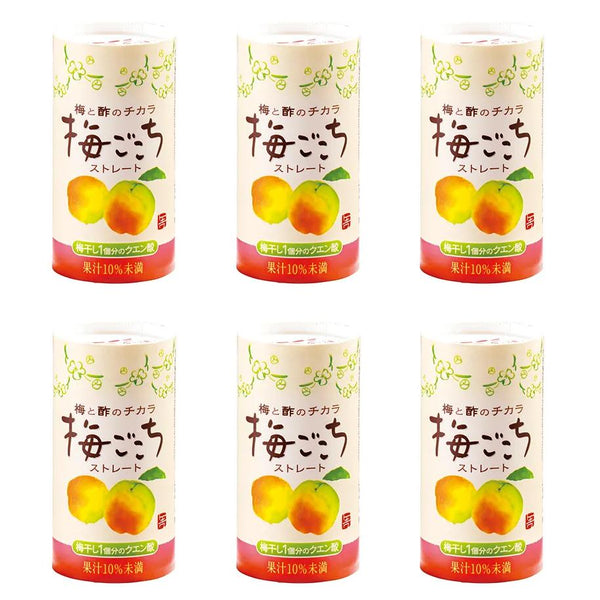 常盤梅味日式飲用醋預混飲料 125ml（6 包）