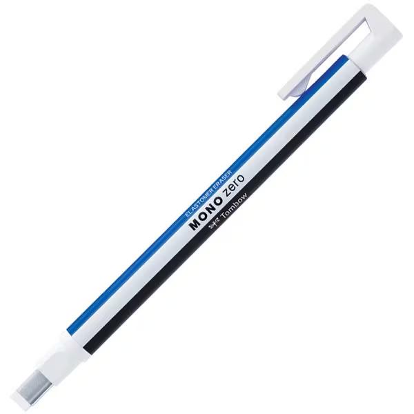 Tombow Mono 零可再填充橡皮擦超薄方形橡皮擦支架