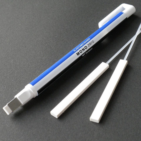 Tombow Mono 零可再填充橡皮擦超薄方形橡皮擦支架