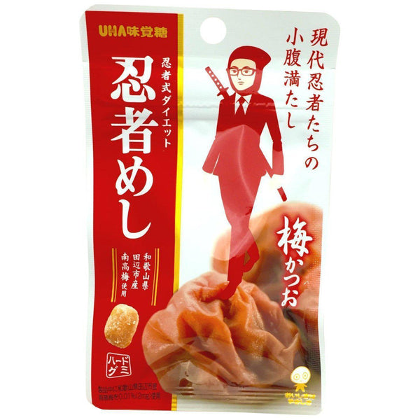 UHA 味覺糖 忍者目梅勝男 梅子鰹魚糖 20g x 10 袋