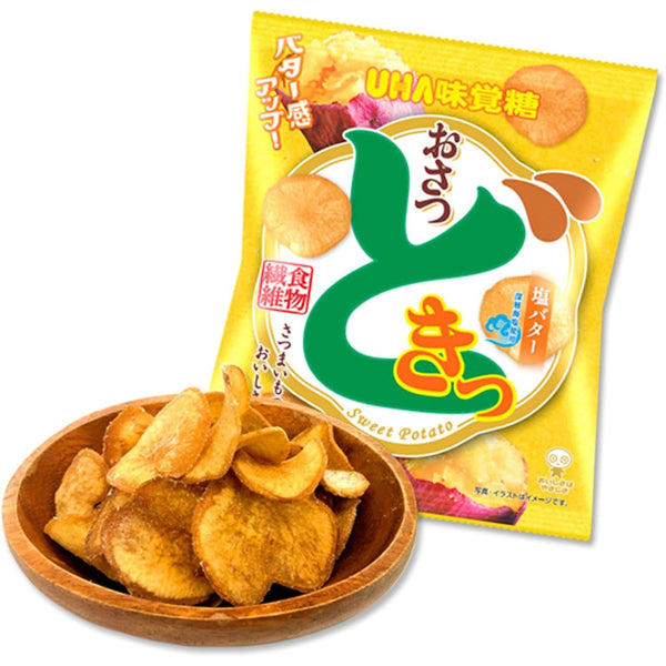 UHA Mikakuto Osatsudoki 鹹奶油地瓜片 65g (3 包)