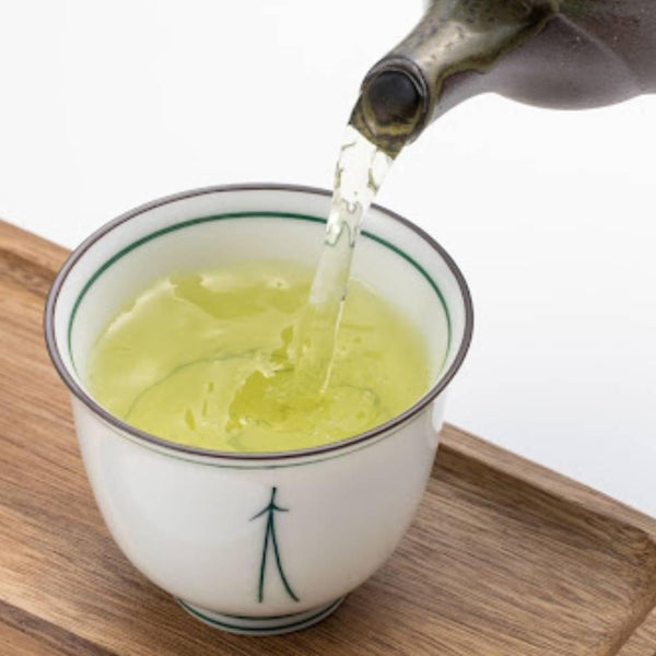 宇治京都綠茶禮品套裝煎茶和深蒸茶鐵罐裝 160g