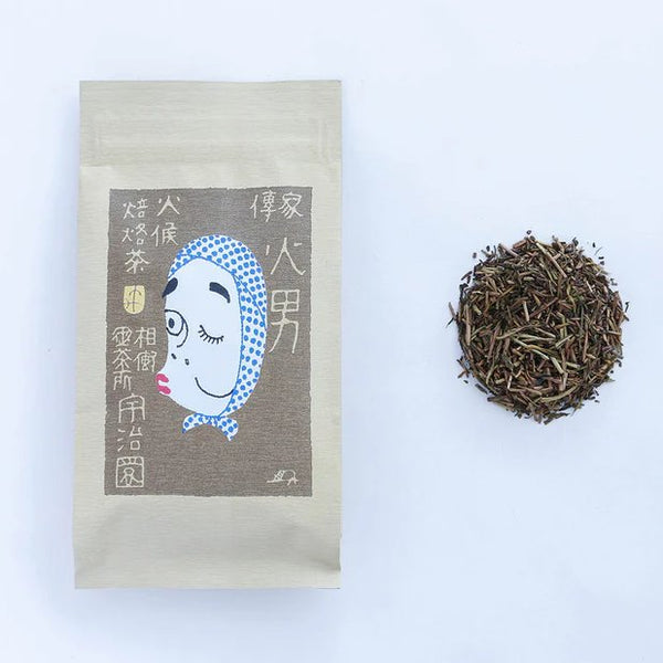 宇治園烘焙茶散葉茶高級Karigane烘焙綠茶80g