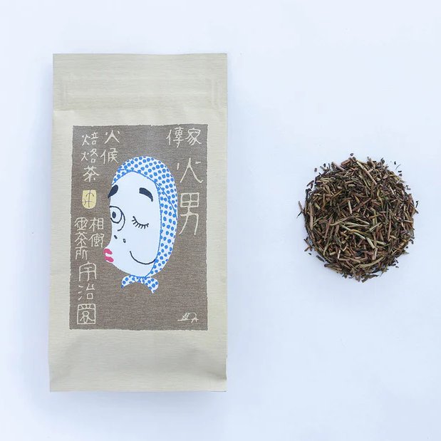 宇治園烘焙茶散葉茶高級Karigane烘焙綠茶80g