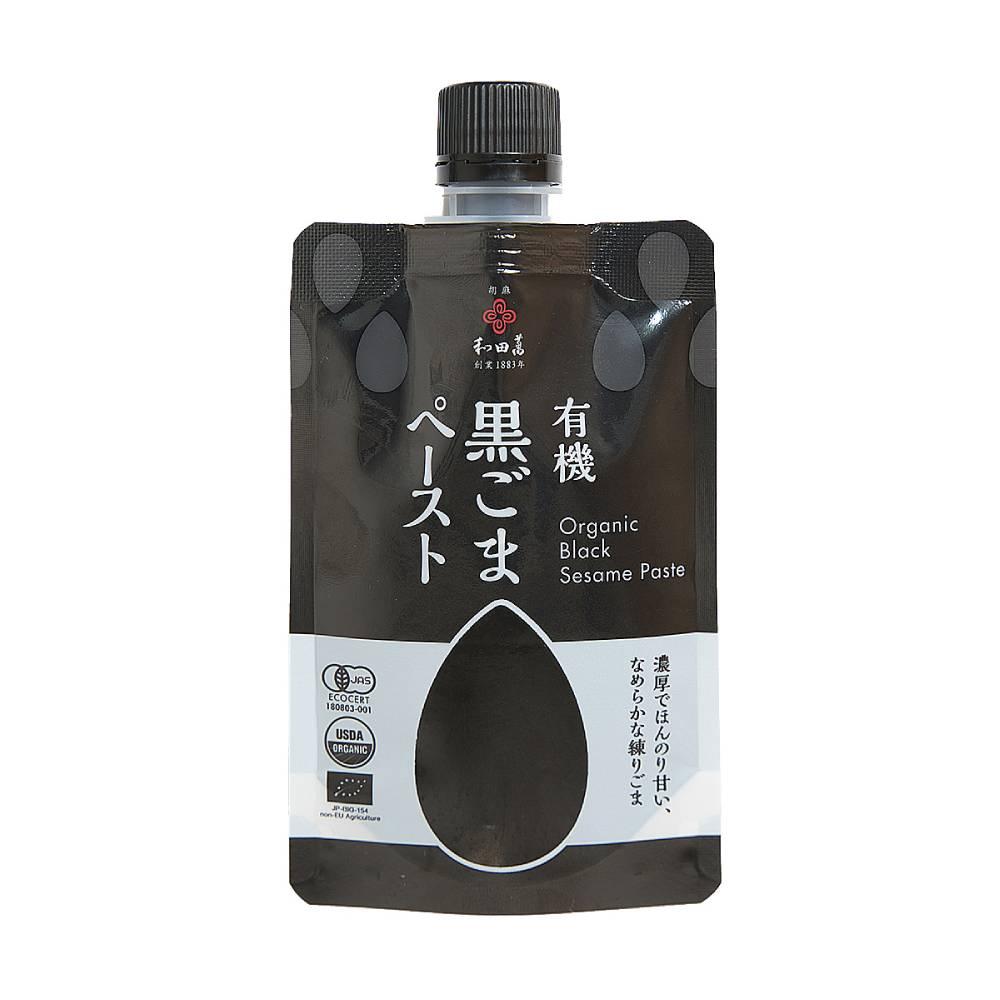 Wadaman 有機黑芝麻醬，用於調味品、塗抹醬和蘸醬 80 克