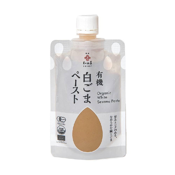 Wadaman 有機白芝麻醬，用於調味品、塗抹醬和蘸醬 80 克