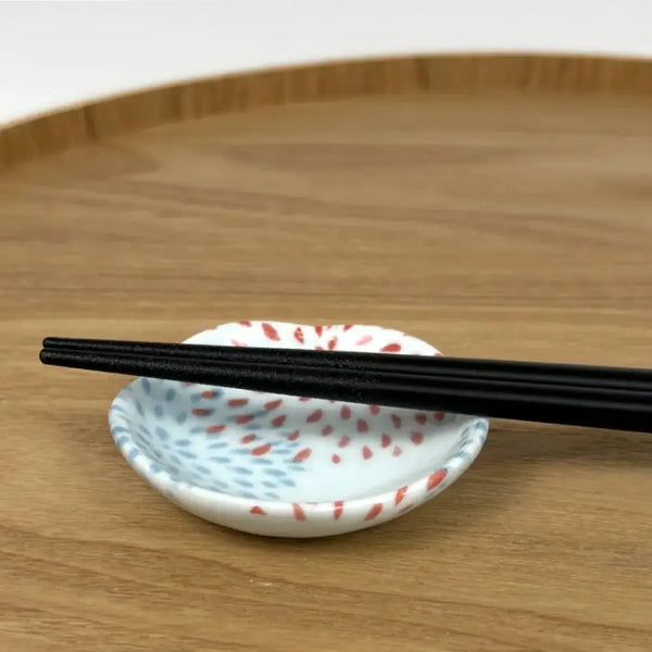 若狹漆筷美濃燒小碟煙火23克拉